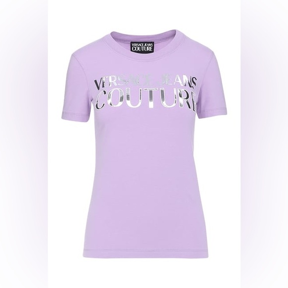 VERSACE JEANS
Mirror Logo T-Shirt size XS lilac color women’s - Picture 14 of 14